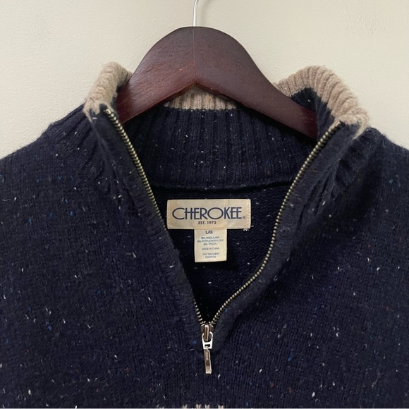 Men’s Cherokee Wool Blend Sweater - Picture 2 of 12